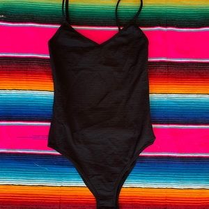 COPY - Topshop black ribbed tank top bodysuit